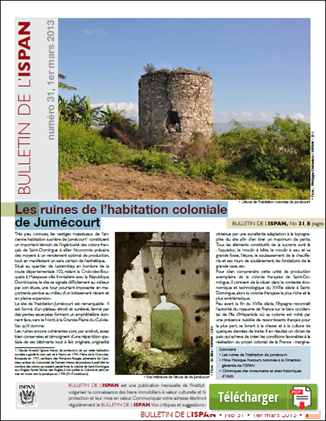  Les ruines de l’habitation coloniale de Jumécourt